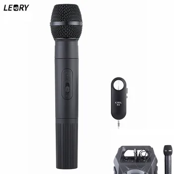 

LEORY USB Wireless UHF Karaoke Microphone 3.5mm 6.35mm Microphone Megaphone Handheld Mic with Receiver For KTV