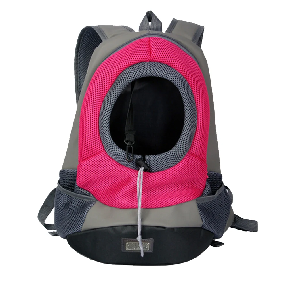 Сумка-переноска для собак и кошек, дышащая сетка, открытая передняя сумка, рюкзак для путешествий P7Ding