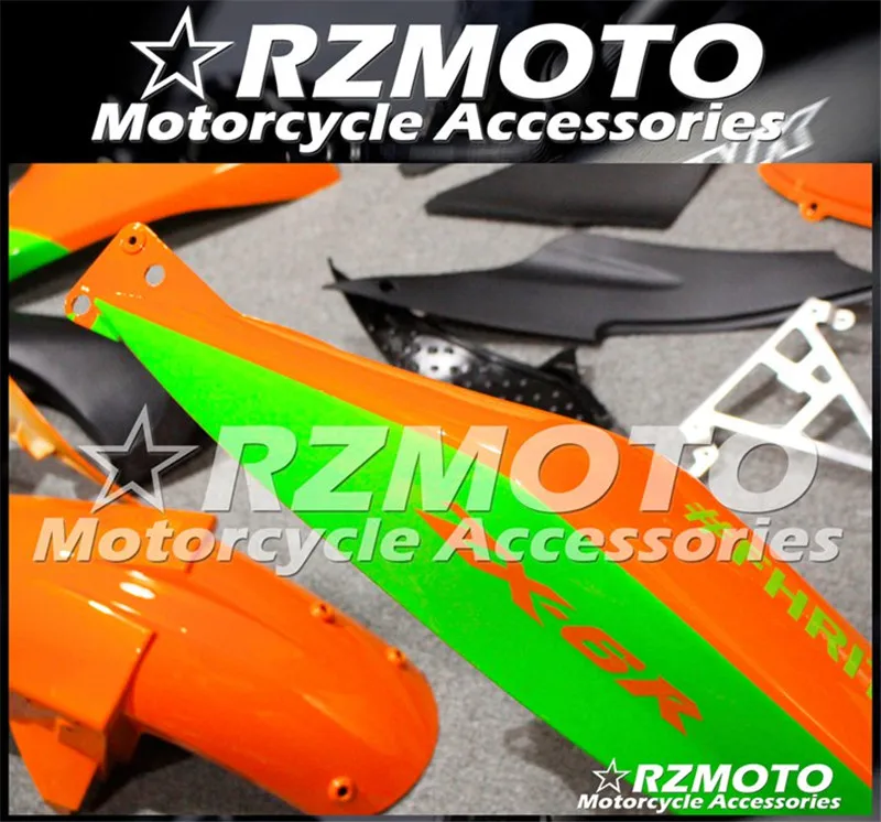 Мотоциклетный обтекатель abs Подходит для Kawasaki ZX6R 636 ZX-6R 2005 2006 корпусные детали пресс-форм Магазин № 0326