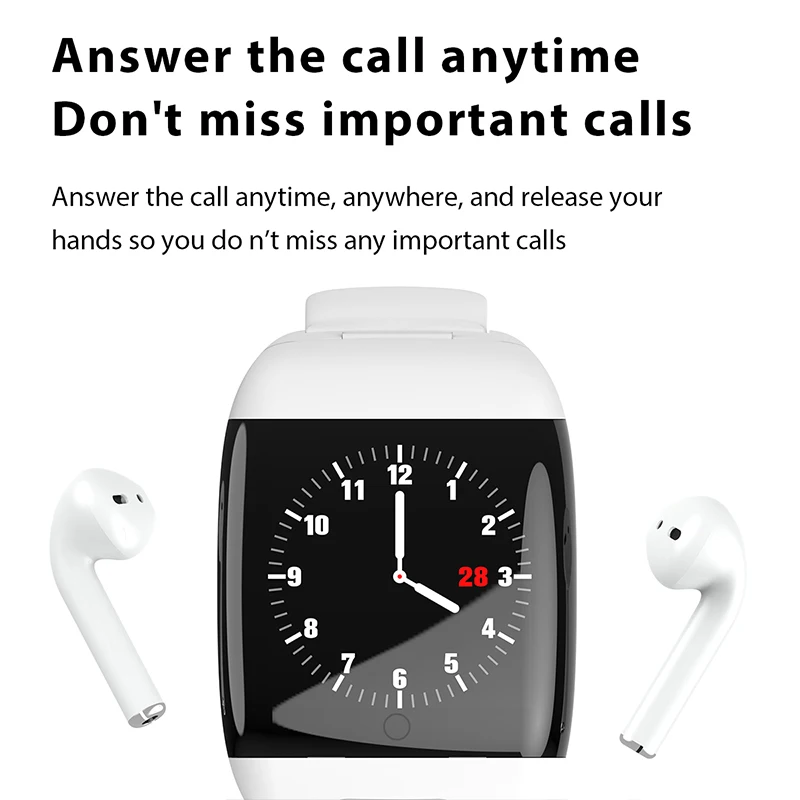 LIGE 2020 New Smart Watch Headset Wireless