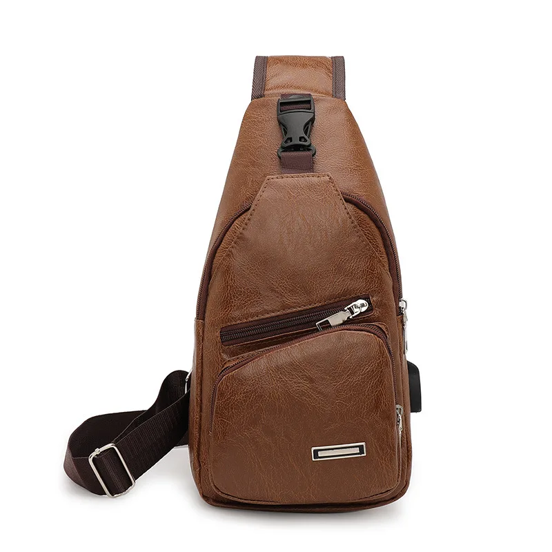 

Chest Bag Men's Shoulder Korean-style 2019 New Style Backpack Casual Wallet Men Shoulder Students Chest Men's Bag Bag