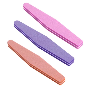 

Professional Nail Files Nail Buffer Buffing Slim Crescent 100/180 Nail Beauty Tools Diamond Spong Bloc Polissoir Ongles