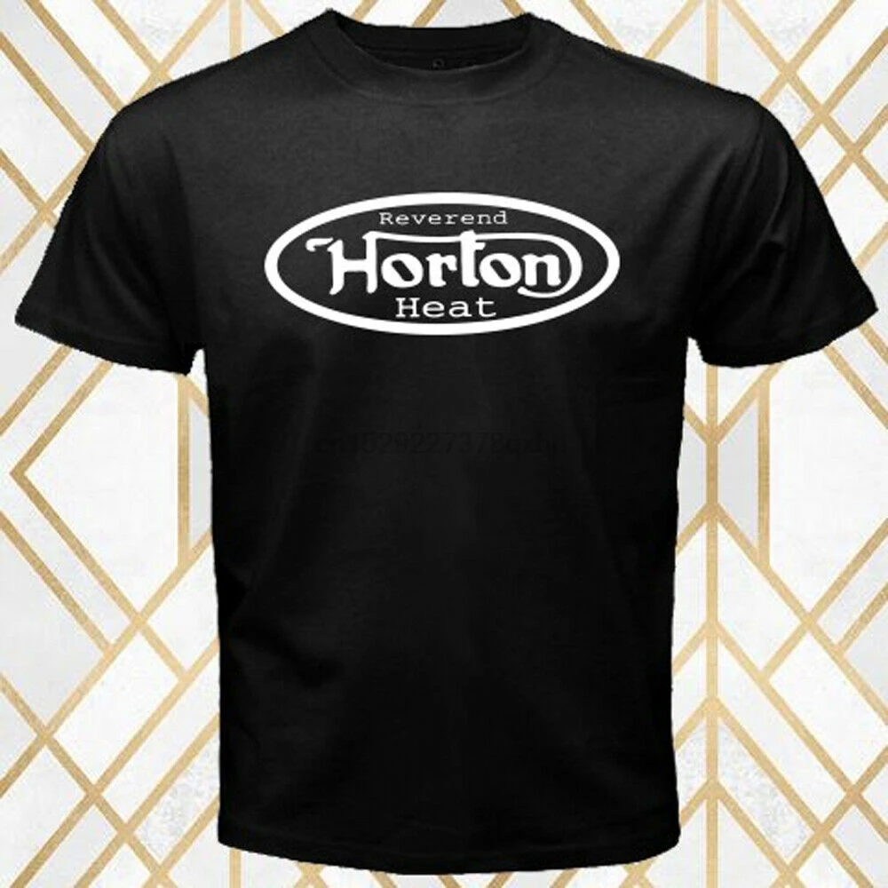 Мужская черная футболка с логотипом музыканта Reverend Horton Heat Размеры S - 3XL |