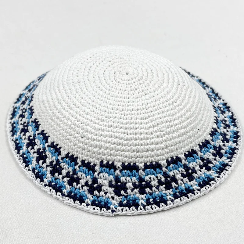 skully hat men's Handmade Knitted Kippah for Men Boys and Kids Yamaka Hat Kippot designer skully hat Skullies & Beanies