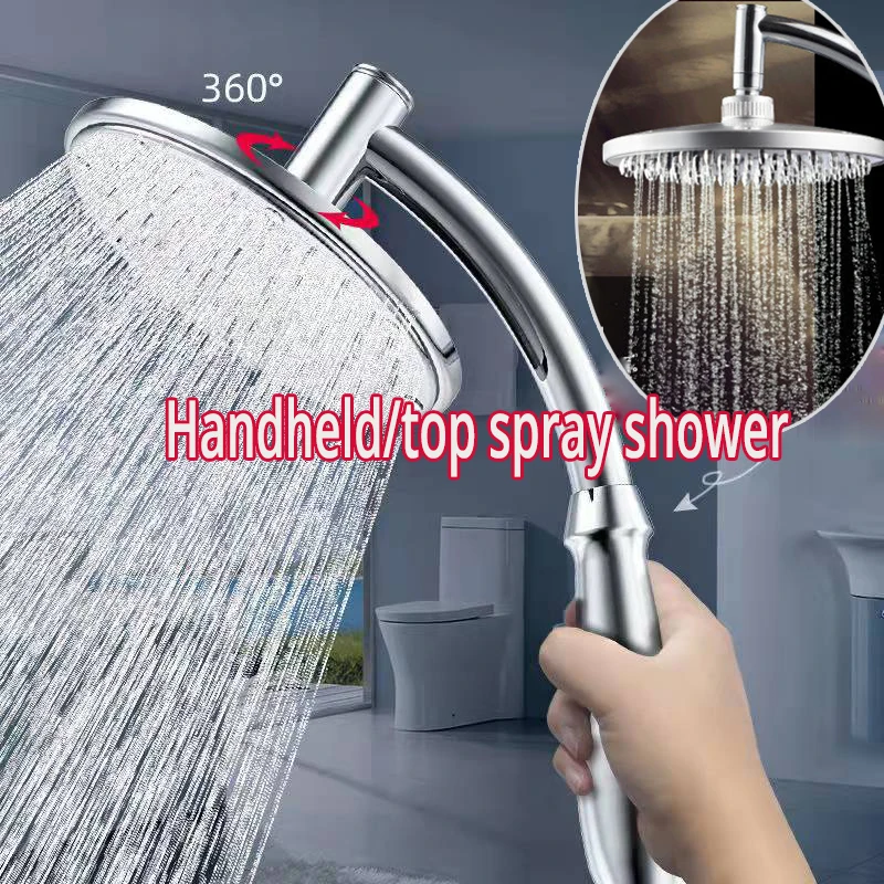 

4/6 Inch Rainfall Shower Head Adjustable 2 Mode top Sprayer Head Held High Pressure Water Saving Bathroom Round Shower Head