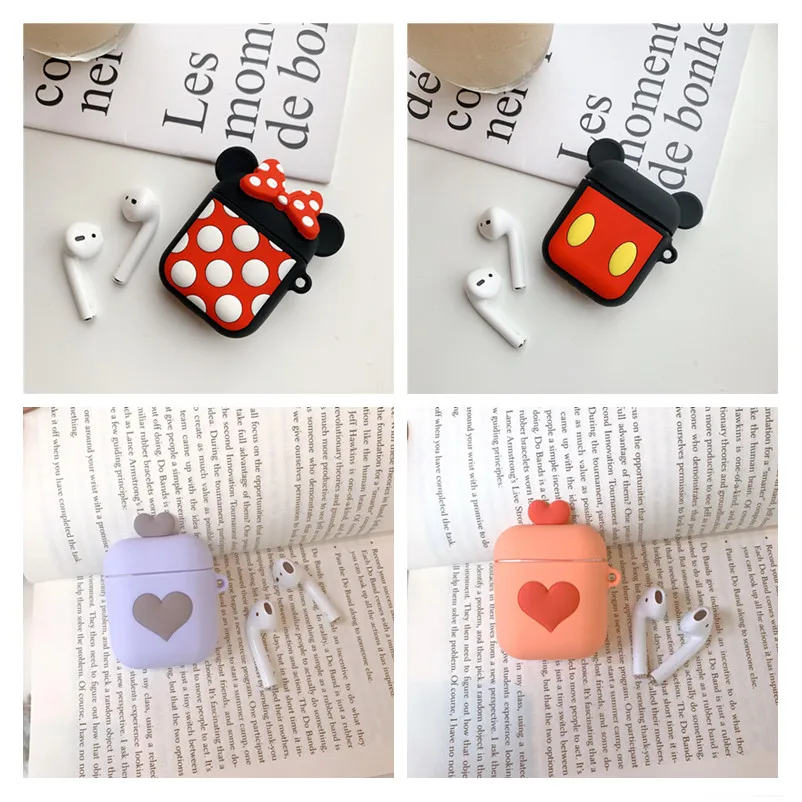 Cartoon Wireless Bluetooth Earphone Case For Apple AirPods Silicone Headphones Cases Airpods Protective Cover |