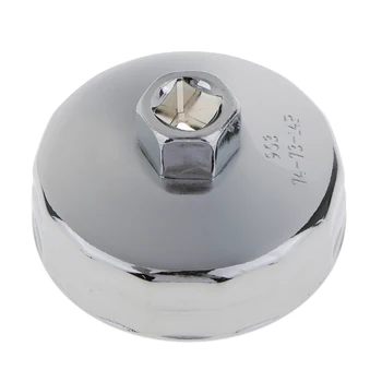 

74mm 14 Flutes Universal Oil Filter Wrench Cup Housing Tool Remover