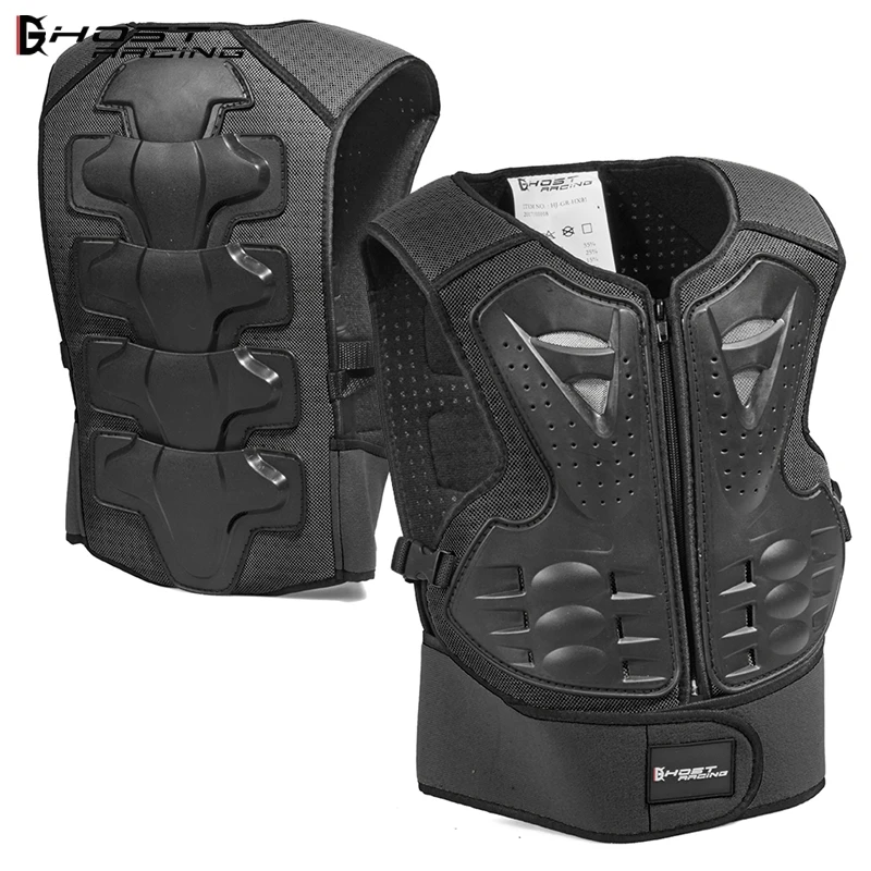 

GHOST RACING Motorcycle Children Armor Vest Back Protection Motorbike Chest Back Protector Motocross Racing Vest Protective Gear