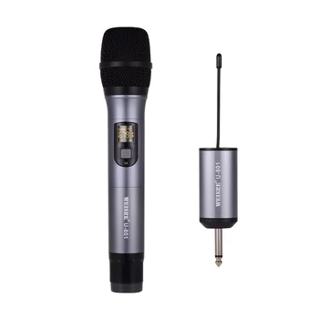 

UHF Handheld Wireless Microphone Mic with Mini Receiver 50 Channels for Karaoke Business Meeting Speech Home Entertainment