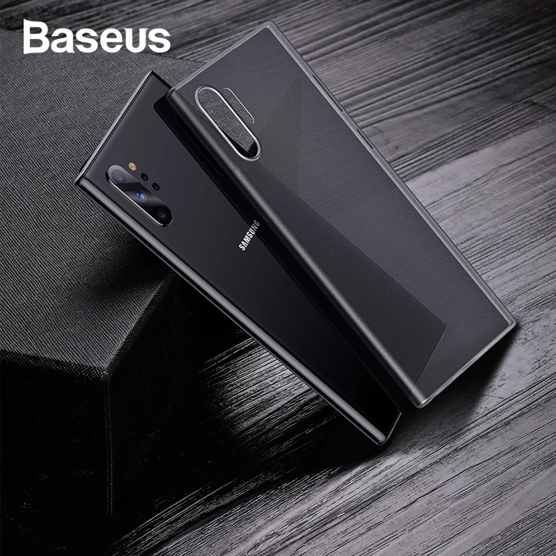 

Baseus Shockproof Protective Phone Case Clear 0.4mm Thin Slim Back Cover No Yellowing For Samsung Galaxy Note 10 Note10+