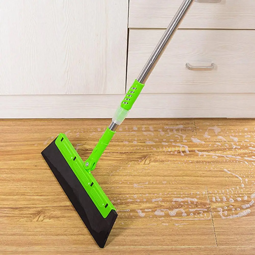 

Magic Broom Clean Sweep Scraping Dust Hair Bathroom Glass Kitchen Tools Wiper Rubber Mop Multifunctional ED