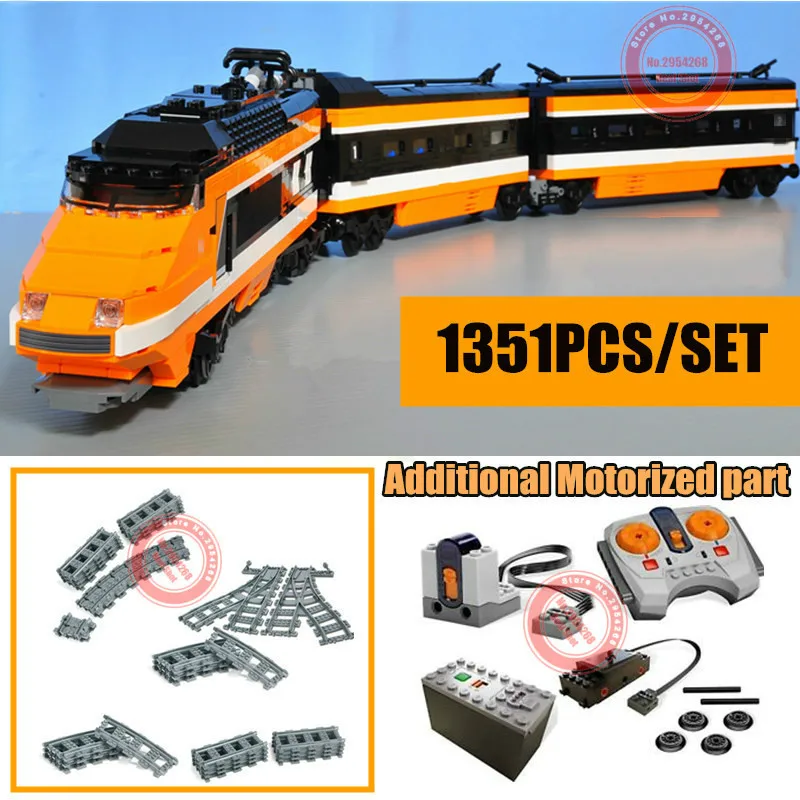 

New RC Motorized Motor Power Functions Out of Print The Sky Train Fit Technic 10233 Model Building Blocks Bricks Toys Birthday