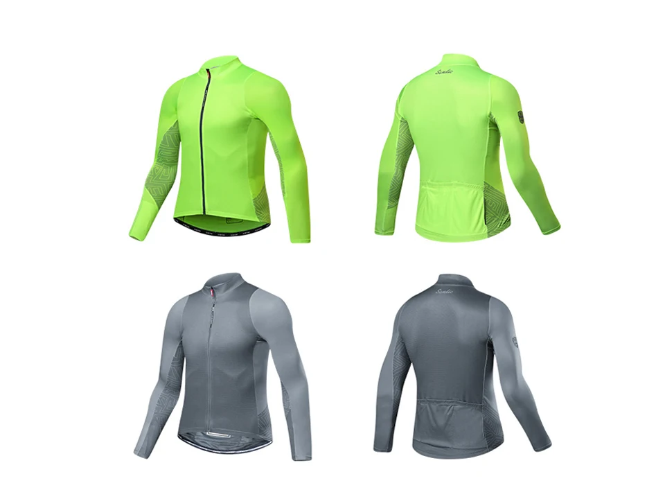 Santic Мужская MTB Дорожная одежда для езды на велосипеде Подходит для сезона весна-лето-осень на открытом воздухе велосипедная Толстовка