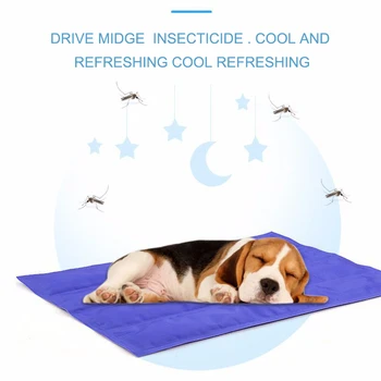 

Dog Cooling Mat Summer Breathable Pet Gel Ice Pad Waterproof Mattress Bite-Resistant Doghouse Sleeping Cushion Pet Supplies