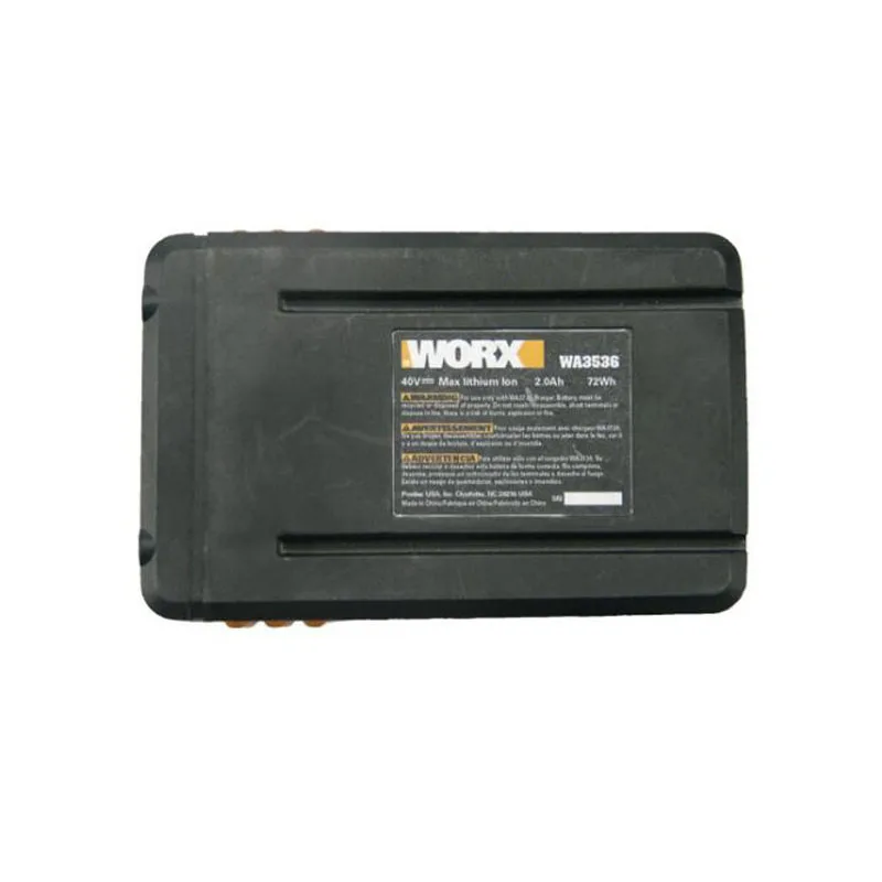 2000mAh 40V Max литий-ионная аккумуляторная батарея Замена WORX WA3536 для газона садовое оборудование триммер WG168 WG268 батарея