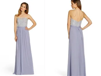 

custom-made sexy summer vestido de festa longo 2015 new fashion lace ane chiffon long Bridesmaid Dresses free shipping