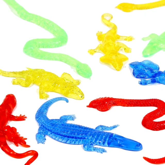 Snake Crocodile Lizard Toy Sticky Animals Kids Toys Boys Girls Weird Stuff Farce Et Attrape Blague Novelty Gifts Funny Gadgets 3