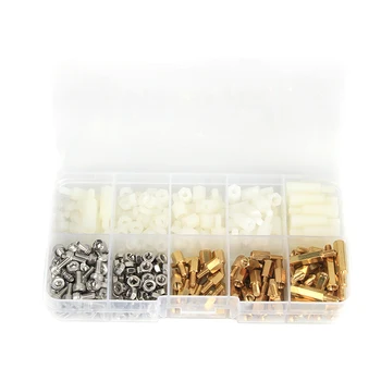 

360Pcs/Set Hex Spacer Standoff Screw Nut Assortment Kit Prototyping Accessories for PCB Quadcopter Drone Circuit Board and Elect