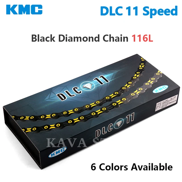 Chaine KMC DLC 11 vitesses 118 maillons - Purebike
