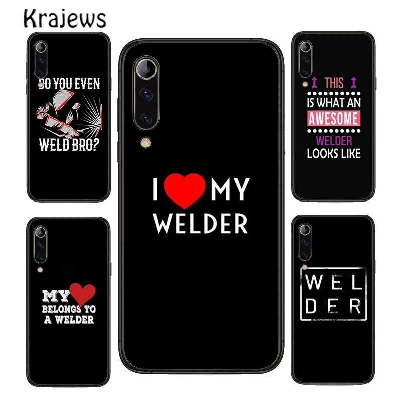 Чехол для телефона с надписью I love my welder Huawei P10 P20 P30 P40 Mate 10 20 30 40 Pro Lite P Smart 2019 2020 Z |