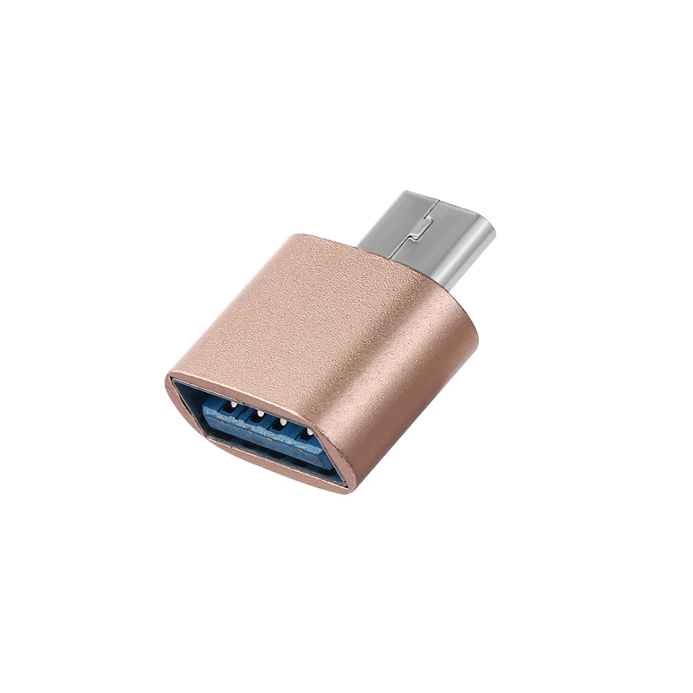 Мини Металл мужчин и женщин USB-C 3,1 type C к USB 3,0 адаптер конвертера OTG для смартфонов Android type C OTG адаптер