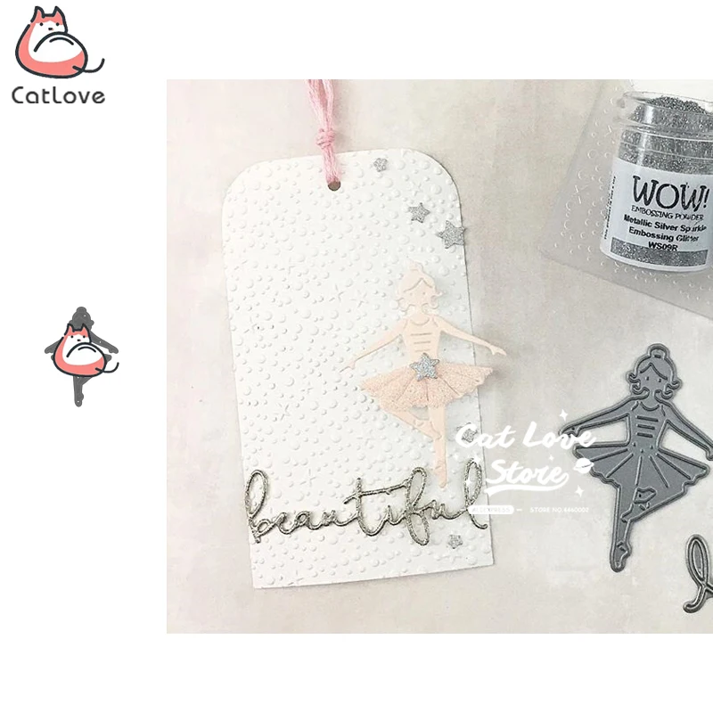 Металлические штампы для резки танцовщицы трафарет скрапбукинга изготовления