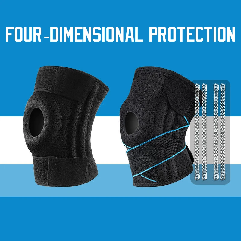 1 пара спортивных наколенников для бега пешего туризма скалолазания велоспорта