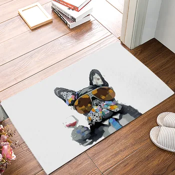 

Red Wine Dog Bathroom Accessories Set Dirt Debris Mud Trapper Boot Shoes Scraper Floor Carpets Personalized Living Room Accent