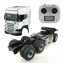 LESU 1/14 RC 6*4 Металлический шасси DIY Tmy Sca Her кабина тягач ESC THZH0311