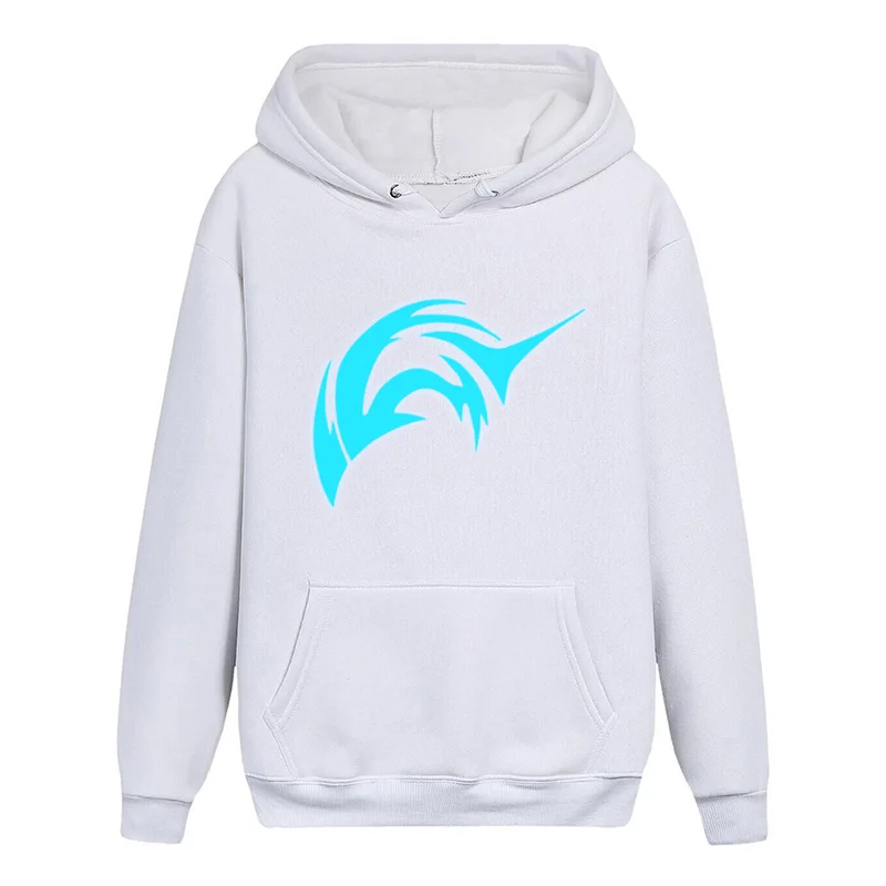 Hot Game Fate Stay Night Long Sleeves Noctilucent Hoodies Casual Sweats White Coat Pullover Hooded Tops - Цвет: 11