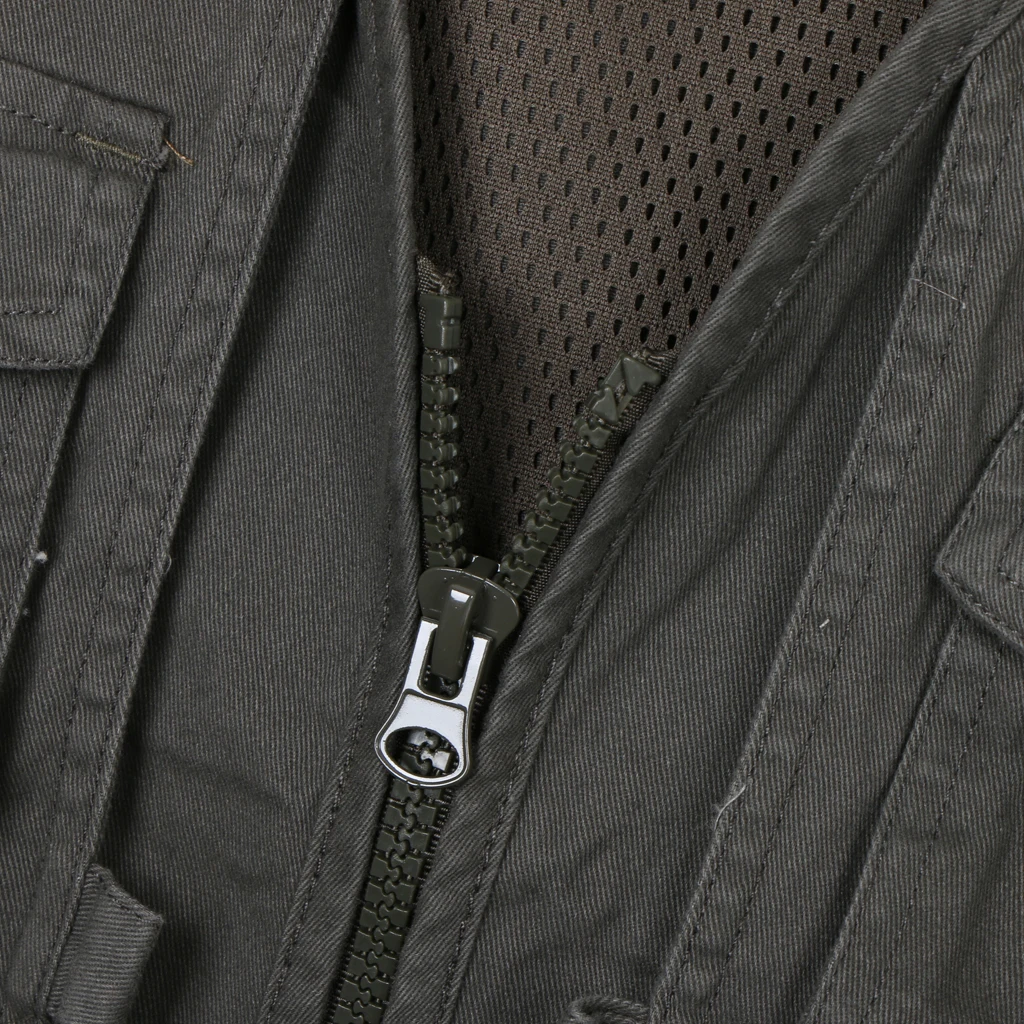 Multi-Pockets Fishing Vests Jacket Outdoor Travel Climbing Hiking Cycling Photography Vest 