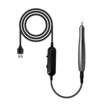 

Nail Drill Electric Nail File Portable Nail Drill Machine Professional Manicure Kit with 1 Nail Drill Heads