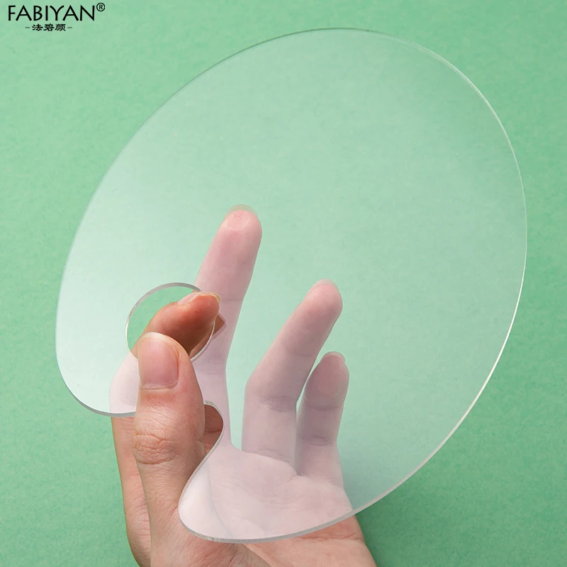 Makeup mixing palette Makeup tool Acrylic Makeup Foundation Mixing Clear Palette for Watercolor Pigment Nail Polish Painting