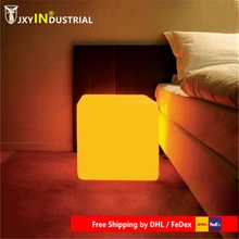 Перезаряжаемые светодиодный светильник 24 кнопок пульта дистанционного управления, Управление 40*40*40 см стул SMD 5050 светодиодный куб RGB стул Водонепроницаемый светодиодный RGB 4 шт