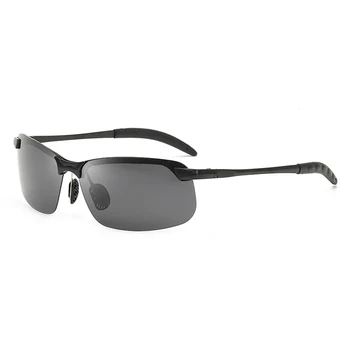

Polarized Photochromic Sunglasses Men Driving Rectangle Chameleon Change Color Sun Glasses Day Night Vision Anti Glare Goggles