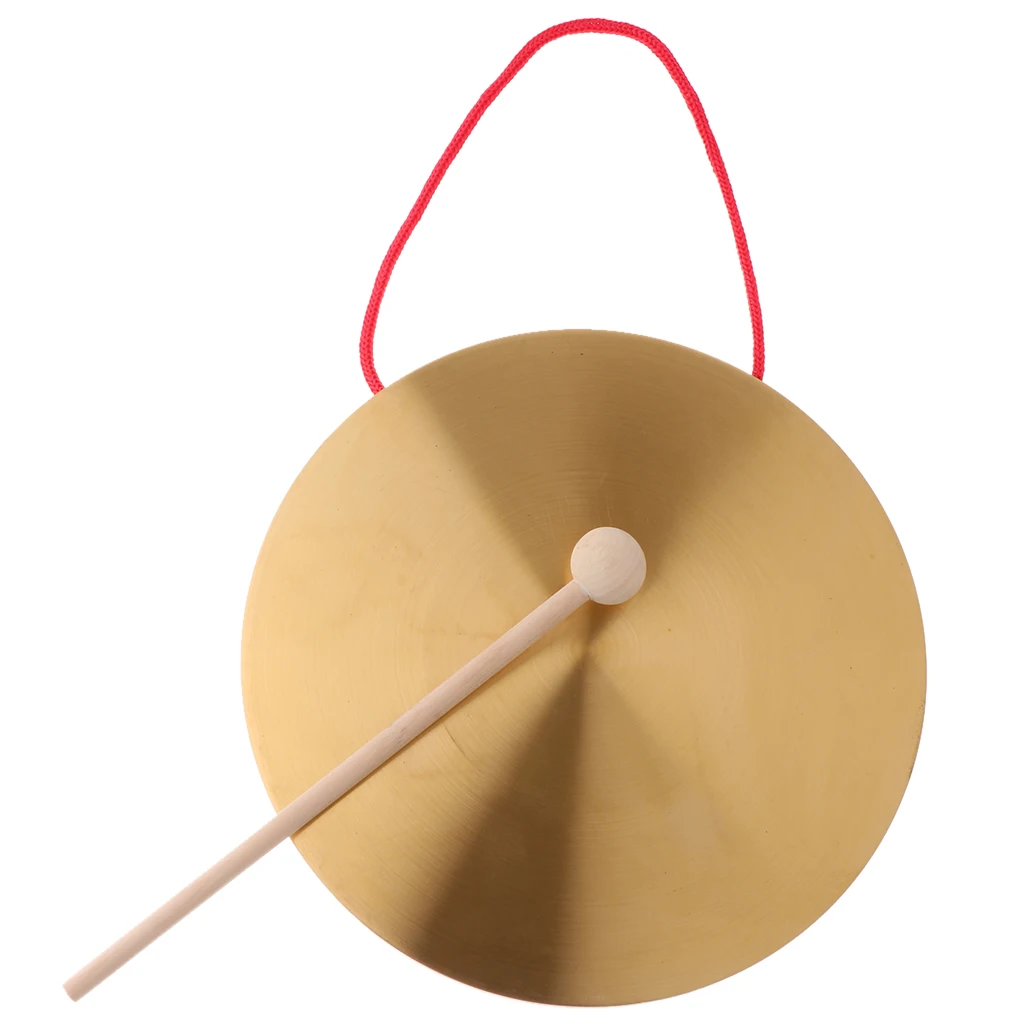 Gongs Tambourine Cymbals Percussion Musical Instruments for Kids Babies Christmas Birthday Gift (22cm)