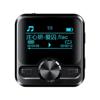 

HiFi Lossless Sportz 1.2 Inch Sn Bluetooth MP3 Music Player 16GB Mini Voice Recorder High Quality Support FM Radio,E-Book
