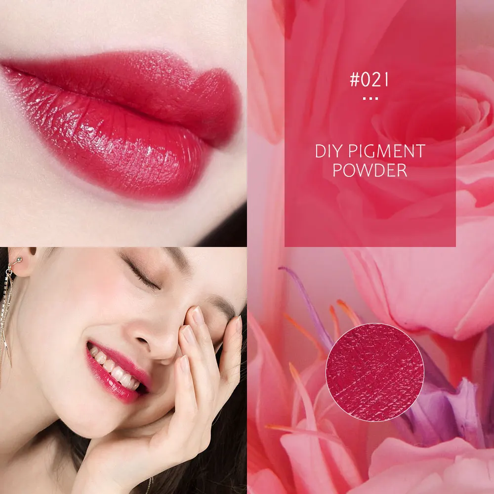 1g Per Bottle Red Color Long Lasting Lip Gloss Pigment Powder Lipstick Powder for Handmade Comestic Makeup Lipgloss DIY 6