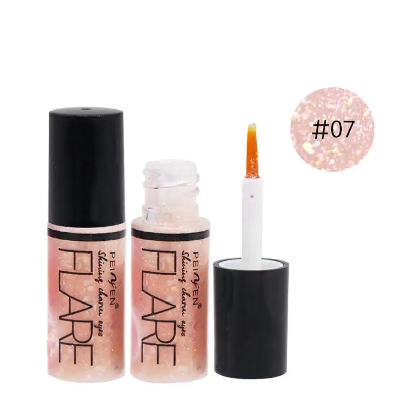 

Portable 9 Colors Fine Pearlescent Metallic Shiny Eyes Eyeshadow Waterproof Glitter Liquid Eyeliner Makeup Eyeshadow TSLM1