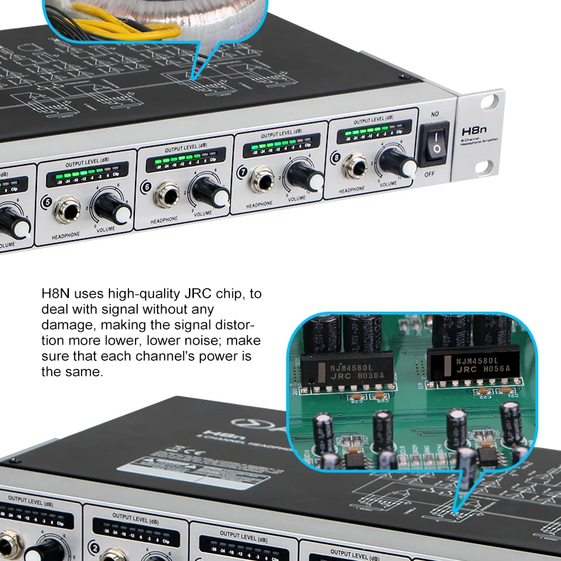 100%  Original Alctron Headphone H8N Amplifier