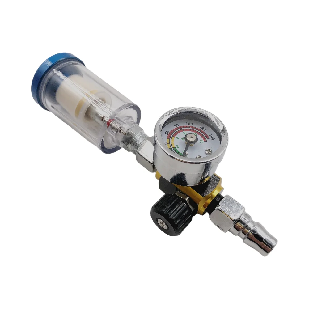 Распылитель Регулятор воздуха манометр и встроенный фильтр ловушка для воды