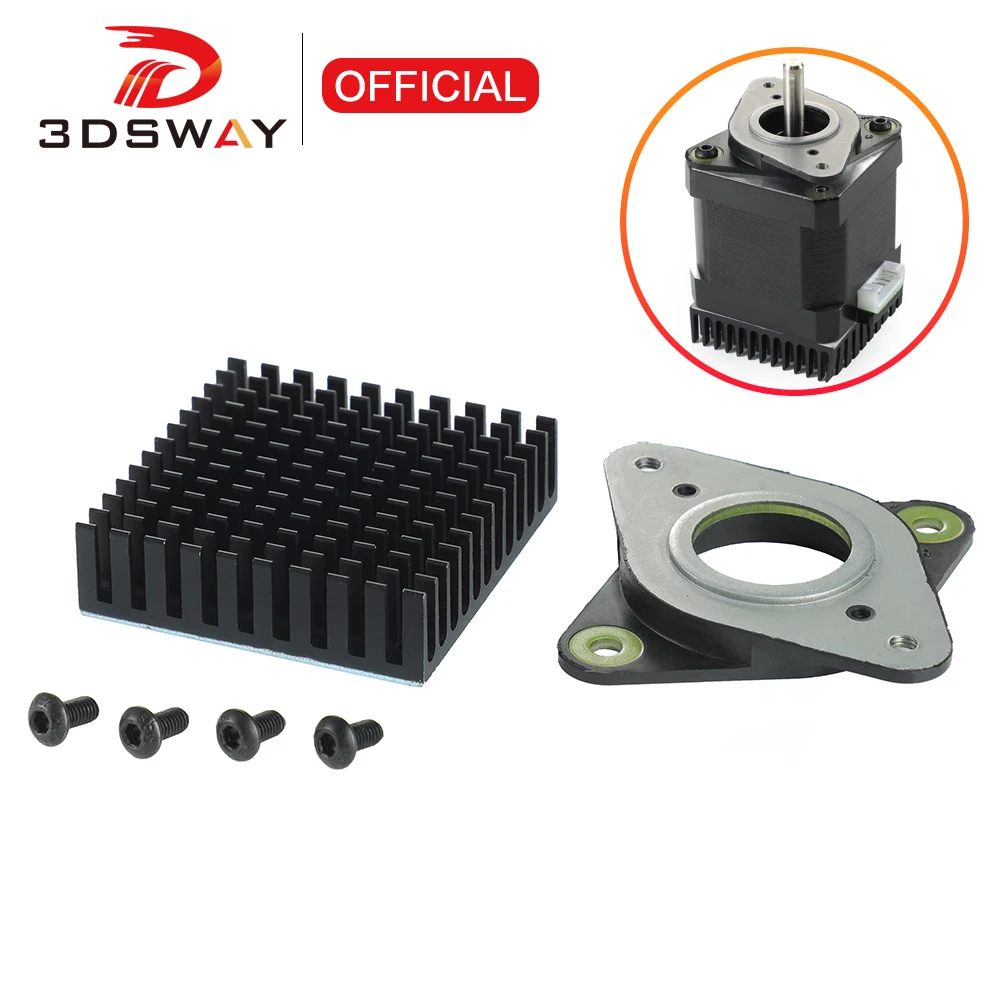 3DSWAY 3D Printer Parts NEMA 17 Stepper Motor Damper Vibration Dampers Absorber Shock Heatsink Heat Sink for 42 Stepping Motor