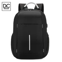 

DC.meilun Business Multifunctional USB Charging Notebook Bag for 15.6 Inch Casual Waterproof Backbag for Man Mochila Hombre