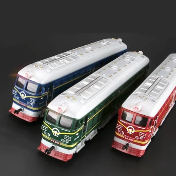 

1:87 Alloy Retro Train Model Toy Locomotive Steam Train Diesel Locomotive Metal Train Model Children Boy Toy Gift