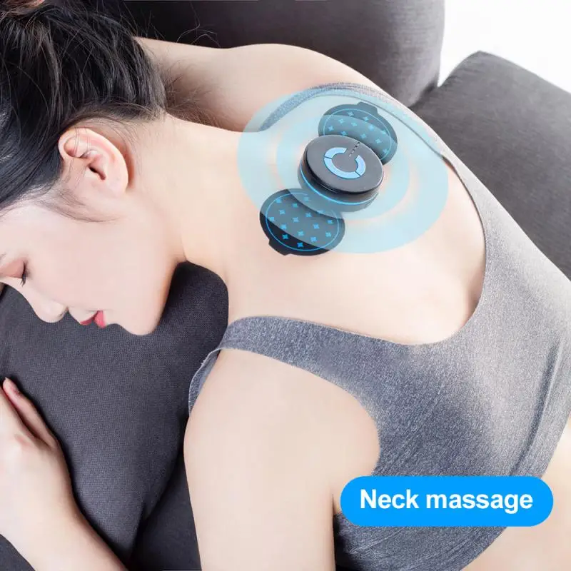 

Portable Mini Electric Neck Massager Cervical Massage Stimulator Pain Relief Home Gym Office Muscle Fatigue 5 Modes