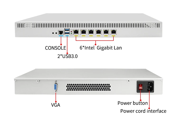 Fanless Mini PC: 1U Firewall Router with Intel CPU, 6 LAN Ports, Pfsense Industrial Computer for VPN and Gaming Description Image.This Product Can Be Found With The Tag Names Cheap Mini PC, Computer Office, High Quality Computer Office