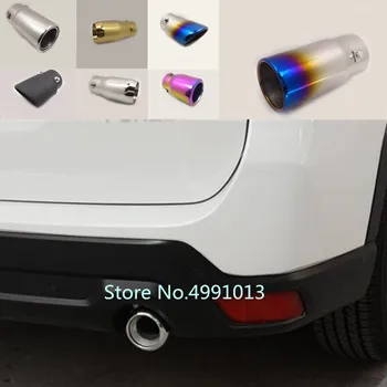 

For subaru Forester 2013 2014 2015 2016 2017 2018 2019 car cover stainless steel muffler pipe outlet dedicate exhaust tip tail