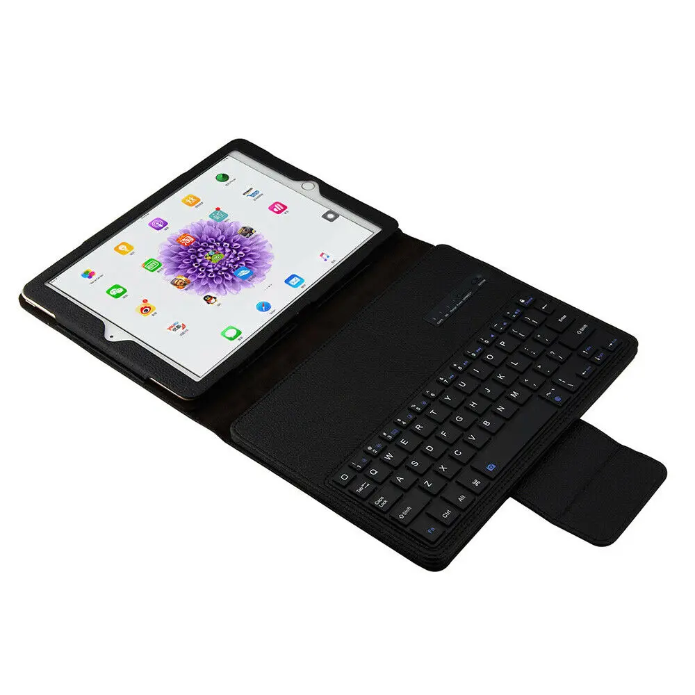 Беспроводная Bluetooth клавиатура Smart Cover для Apple iPad Pro 10,5 дюймов чехол из искусственной кожи Litchi клавиатура с узором чехол для планшета