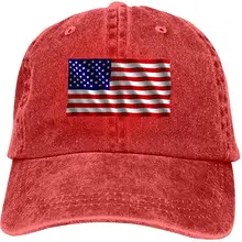 Волновой Флаг Бейсболки для взрослых Регулируемая Снэпбэк кепки шляпы