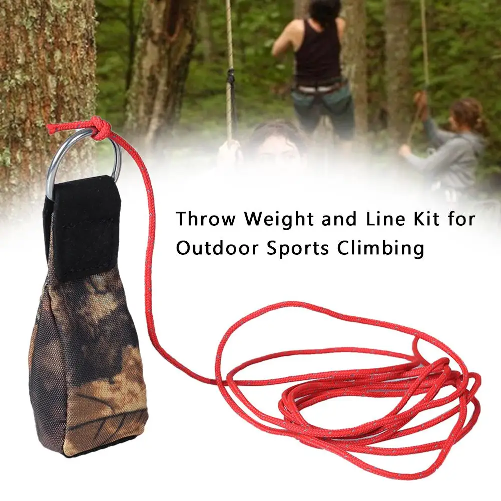 Нейлоновая Многоцелевая сумка для восхождения на дерево, мини-набор для бросания веса и линии, сумка для занятий спортом на открытом воздухе, скалолазание